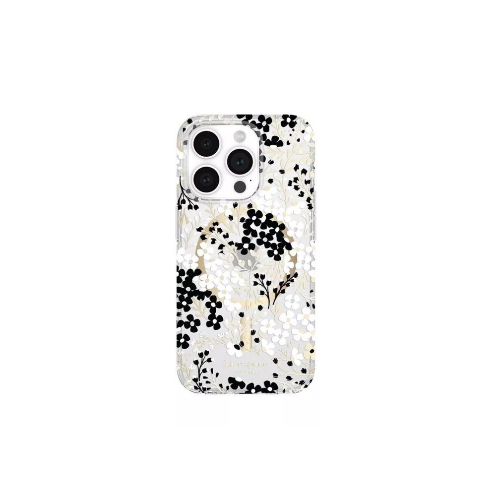 Kate Spade New York Apple iPhone 15‎ Pro Protective Case with MagSafe - Black &
